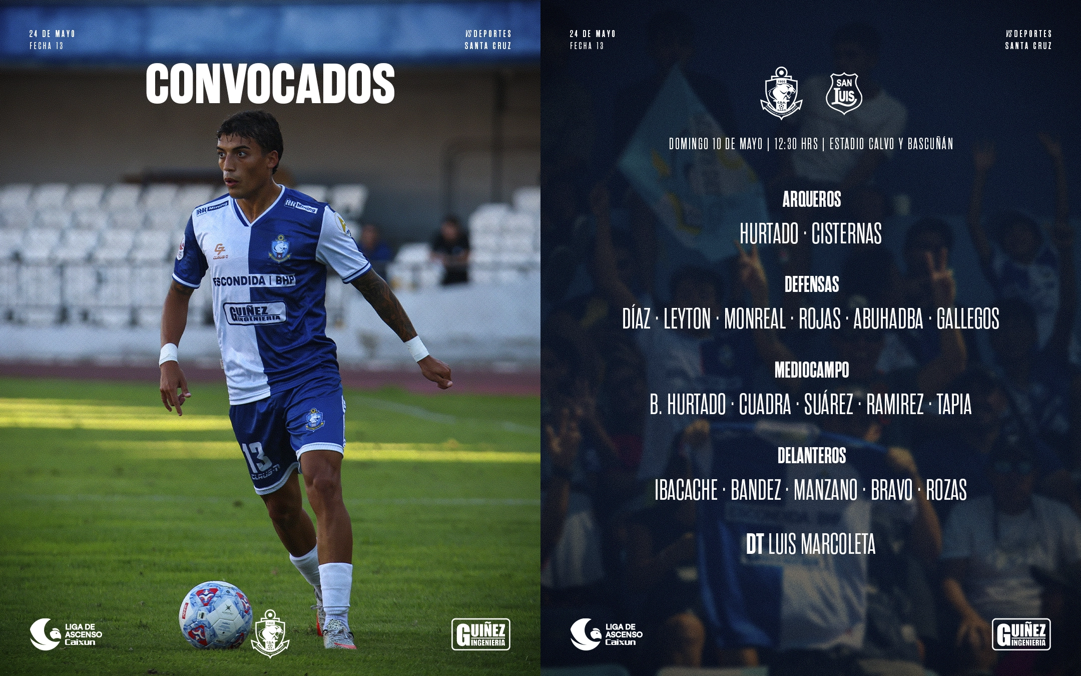 Convocados 24-05