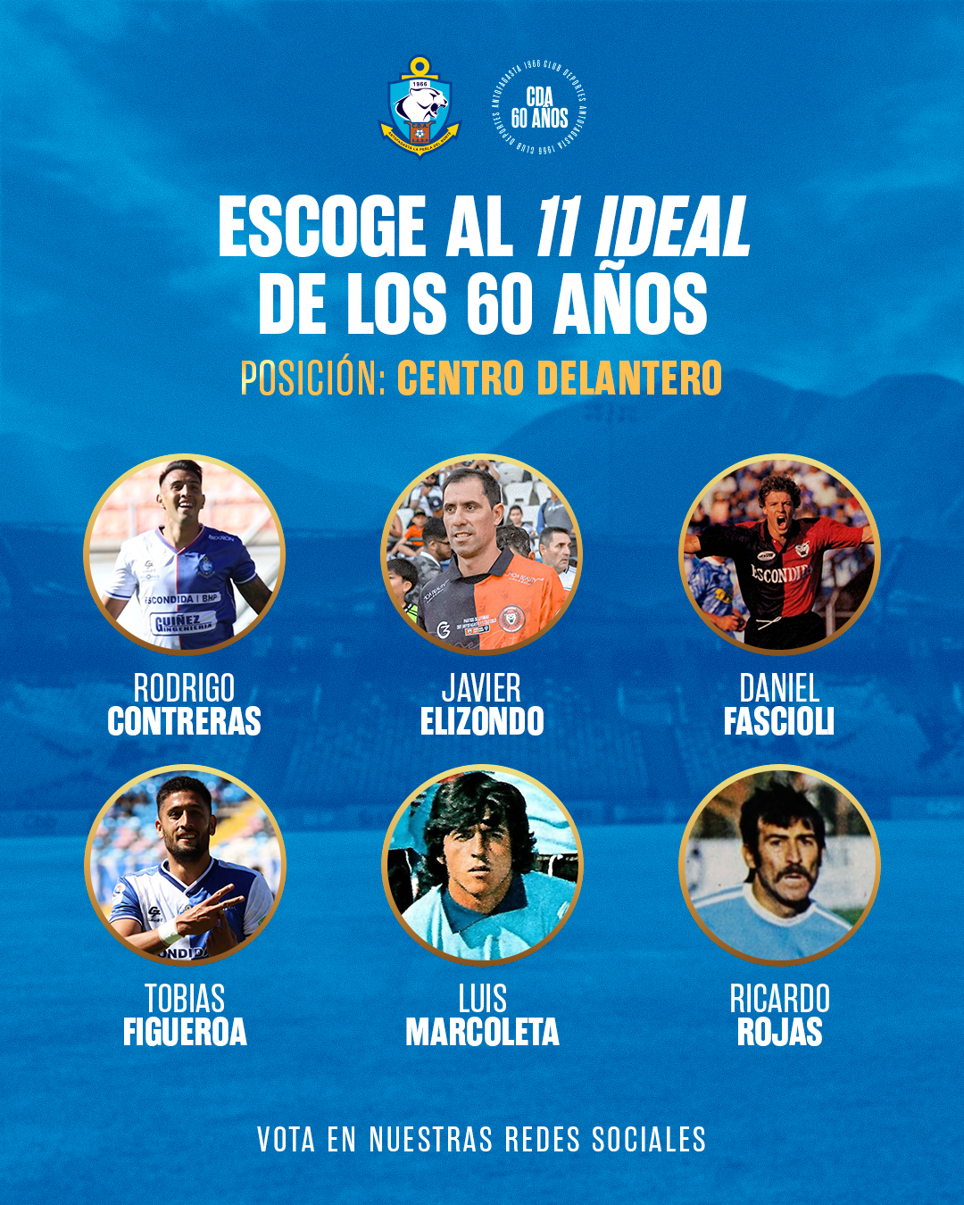Votación XI Ideal - Centro Delantero 2