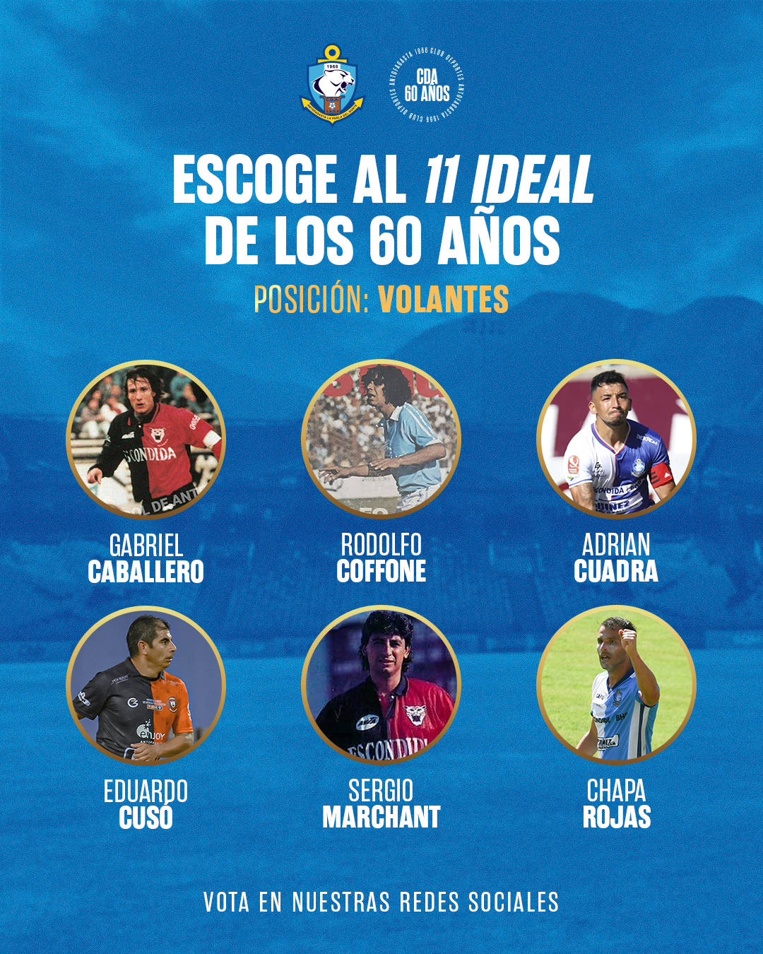 Votación XI Ideal - Volantes